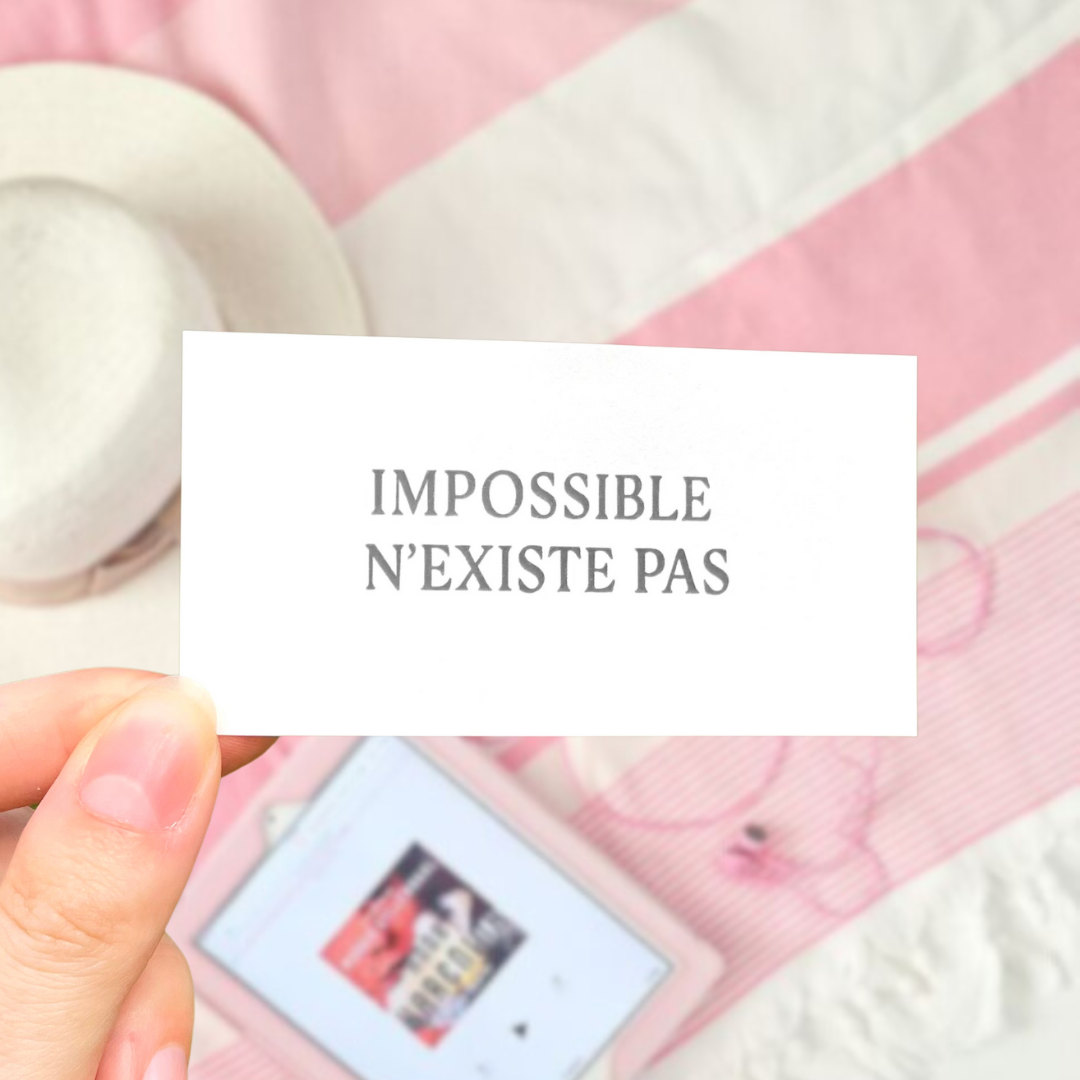 Impossible n'existe pas - Tatouage Éphémère