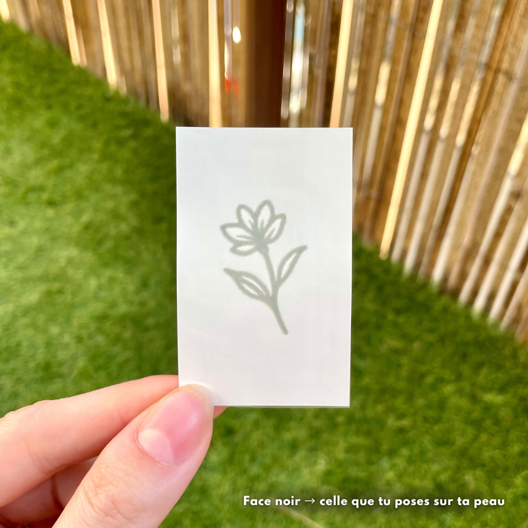 Fleur Libre - Tatouage Éphémère
