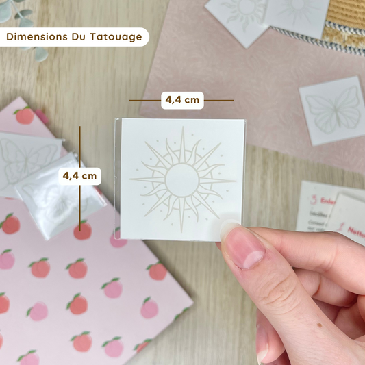 Zahara – Tatouage Soleil ornemental