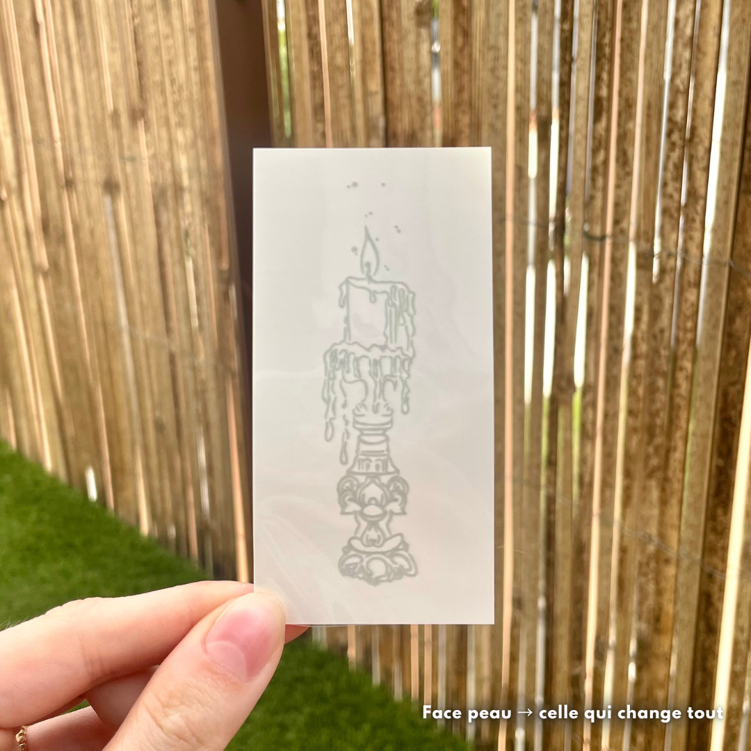 Bougie by Histoire Étrange - Tatouage éphémère