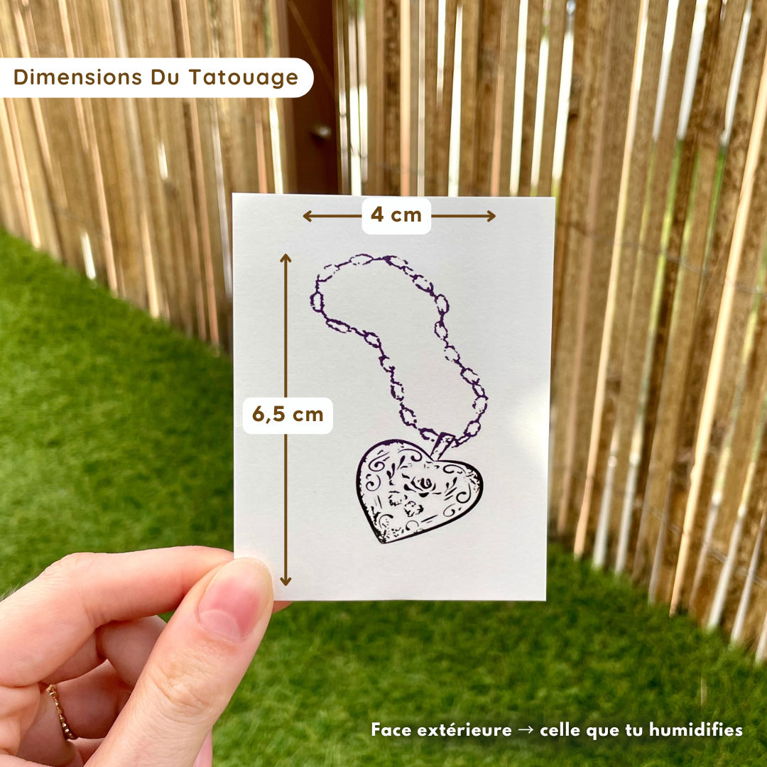 Pendentif by Histoire Étrange - Tatouage éphémère