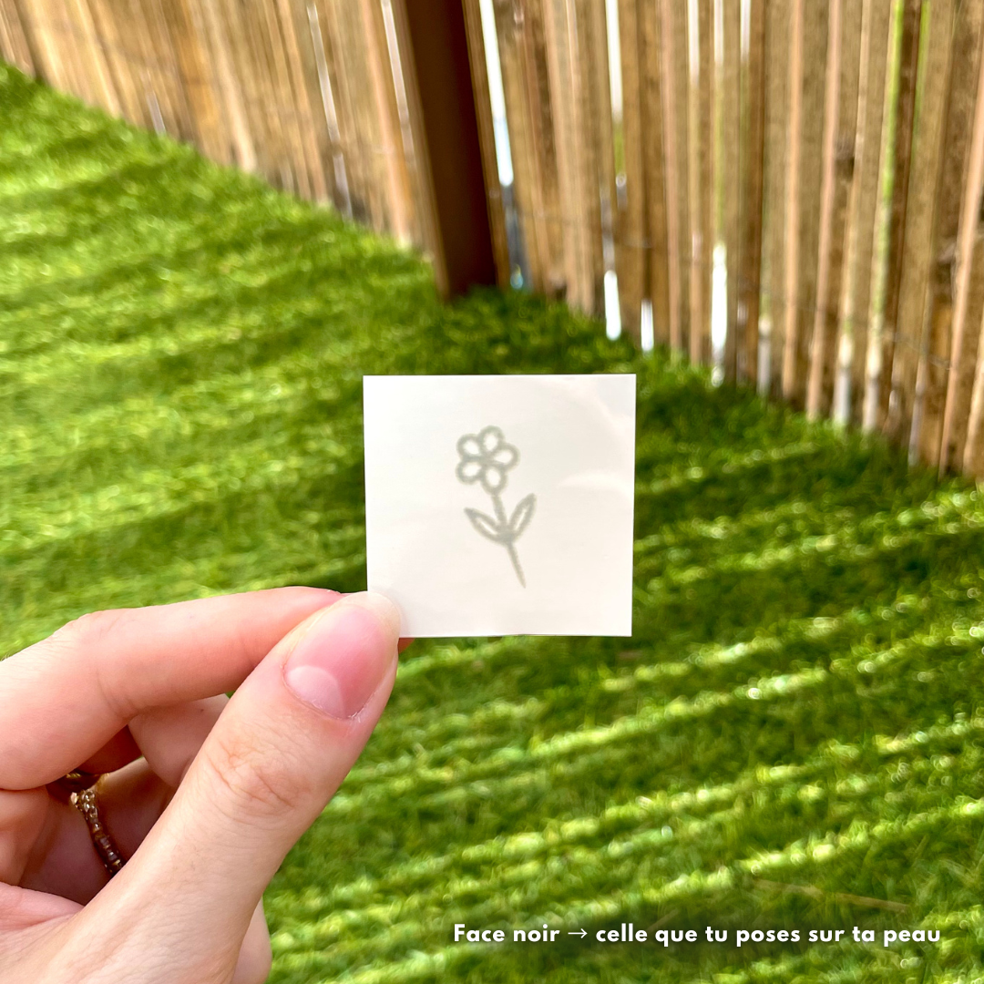 Mini Fleur - Tatouage Éphémère