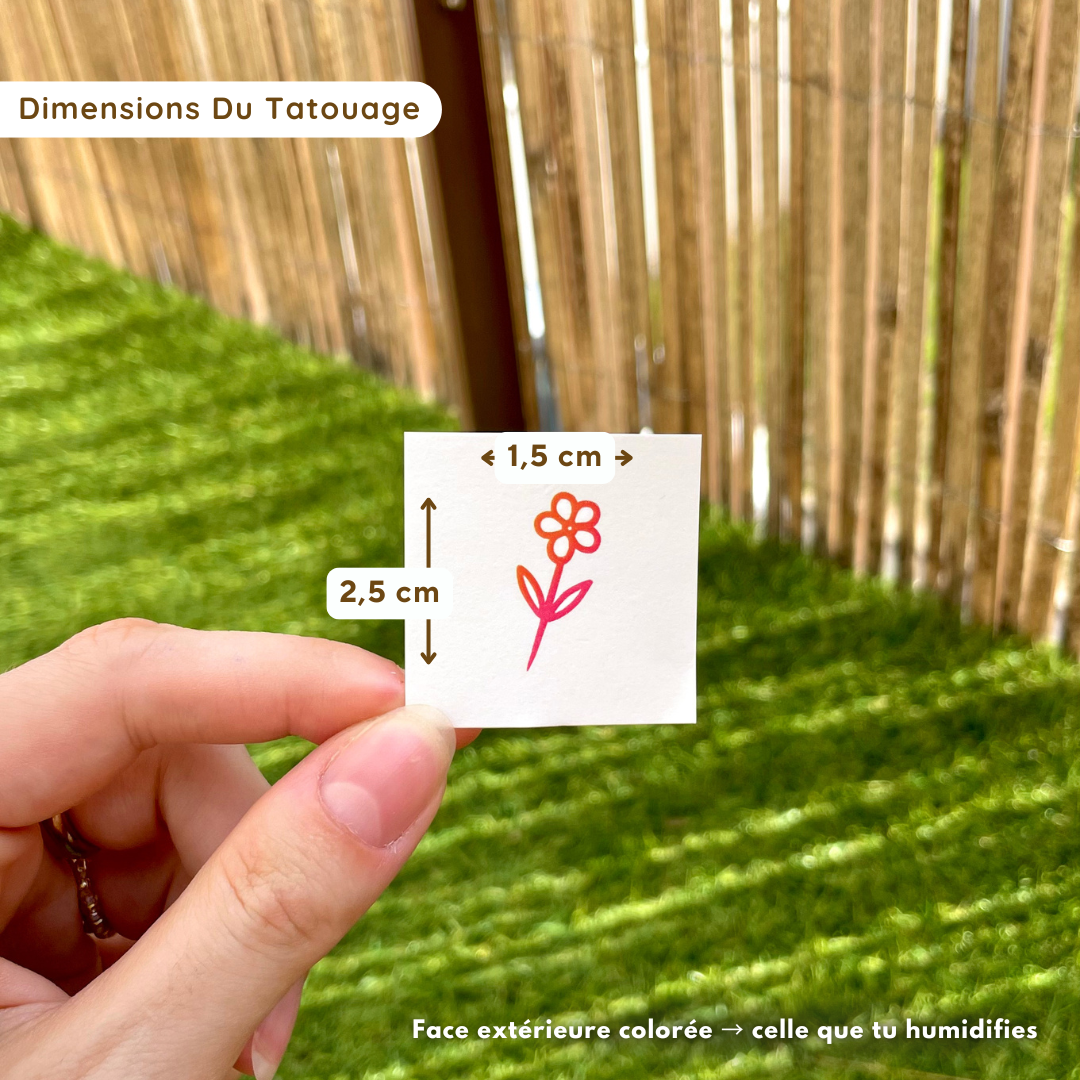 Mini Fleur - Tatouage Éphémère