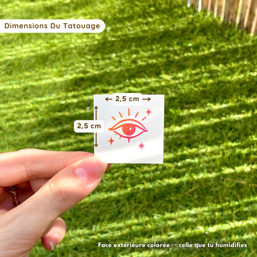 Vision Étoilée - Tatouage Éphémère