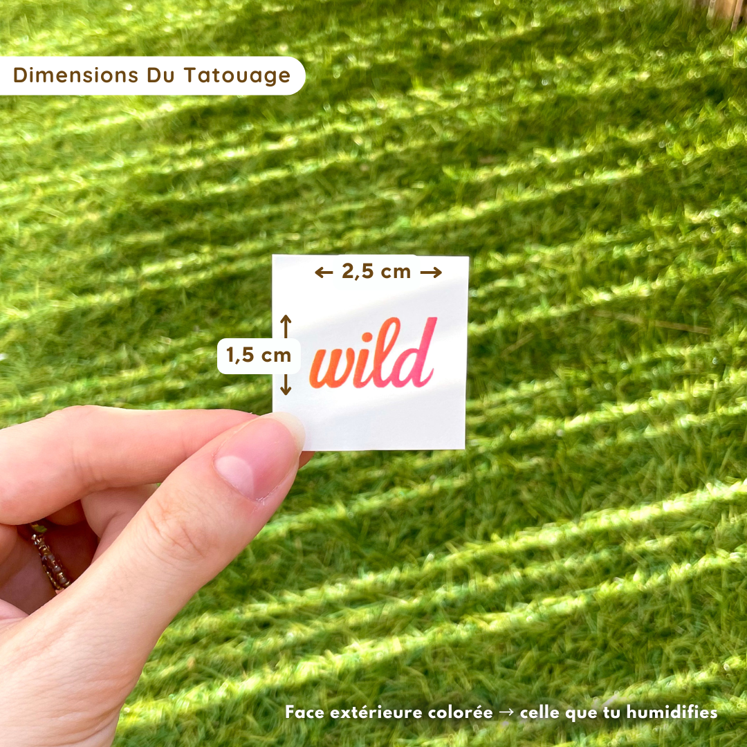 Wild - Tatouage Éphémère
