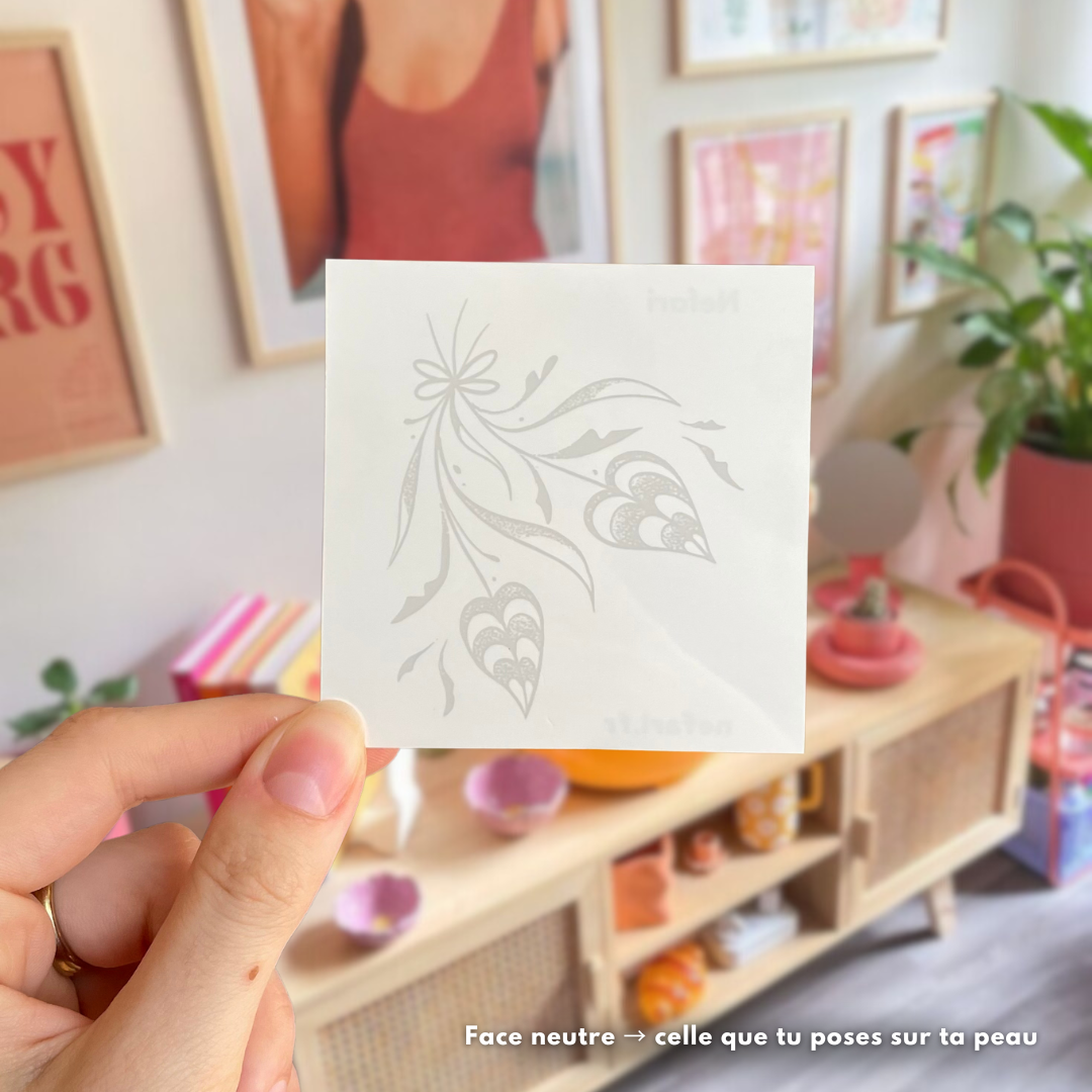 Bouquet Mystique - Tatouage Éphémère