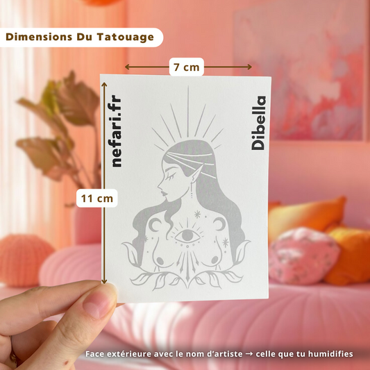 Déesse - Tatouage Éphémère
