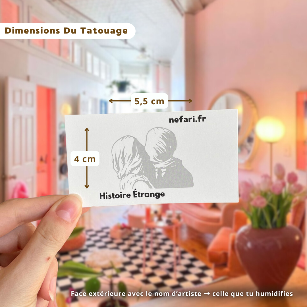 Baisé Caché - Tatouage Éphémère