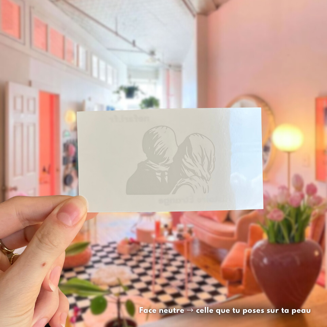 Baisé Caché - Tatouage Éphémère