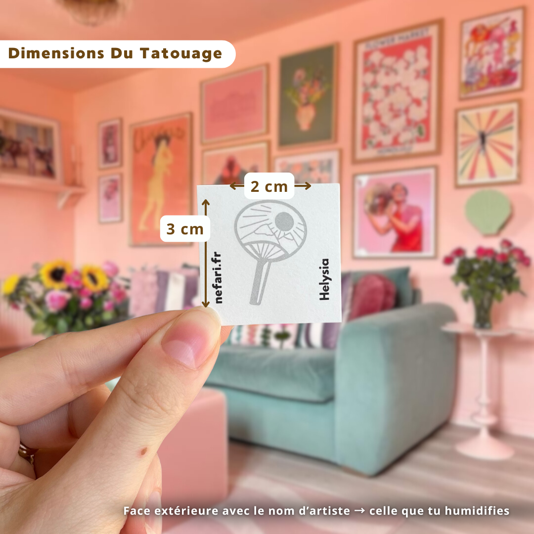 Voyage - Tatouage Éphémère