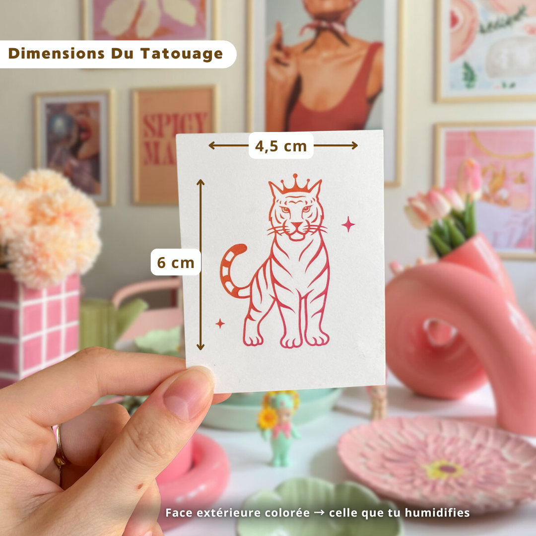 Tigre - Tatouage Éphémère