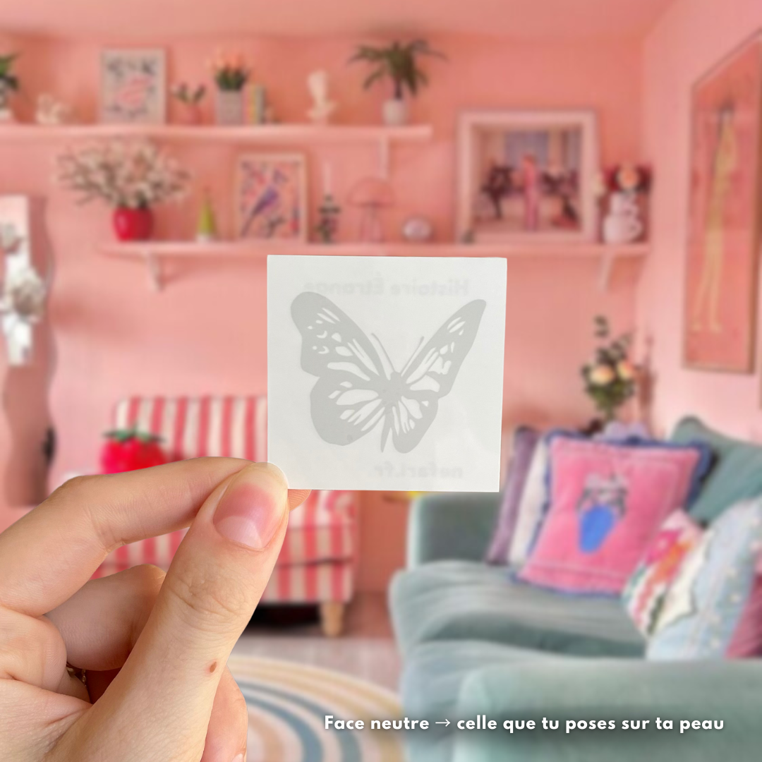 Papillon Miracle - Tatouage Éphémère