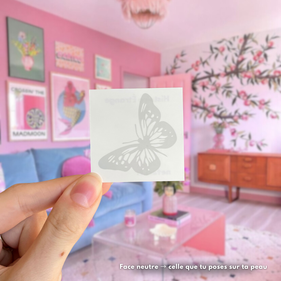 Papillon Extraordinaire - Tatouage Éphémère