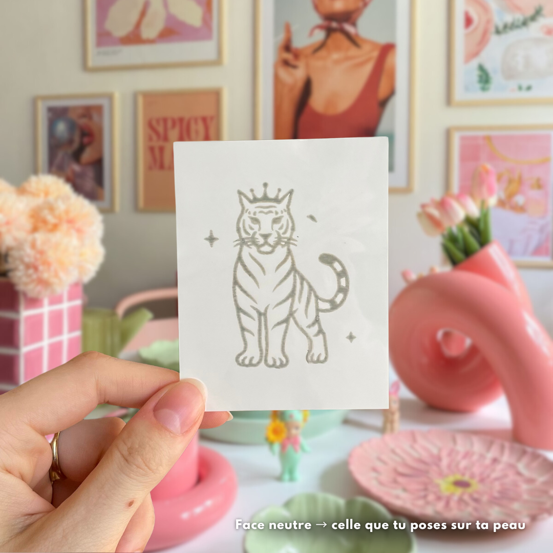 Tigre - Tatouage Éphémère