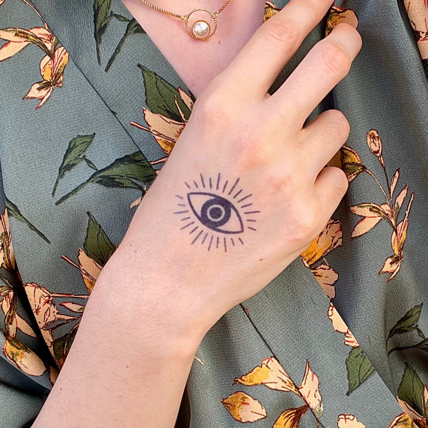 Œil de force - Tatouage Éphémère