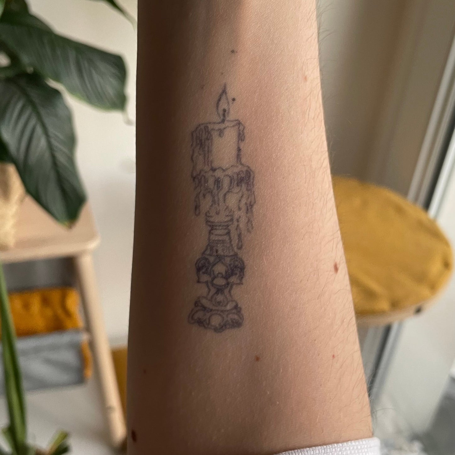 Bougie by Histoire Étrange - Tatouage éphémère