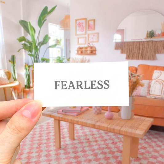 Fearless - Tatouage Éphémère