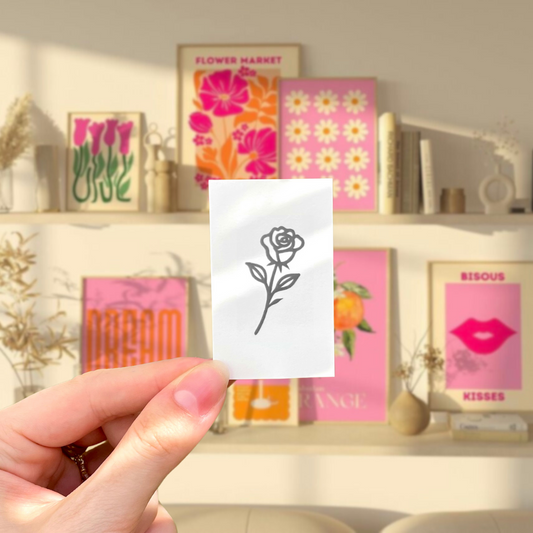 Petite Rose - Tatouage Éphémère