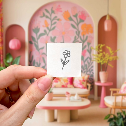 Mini Fleur - Tatouage Éphémère