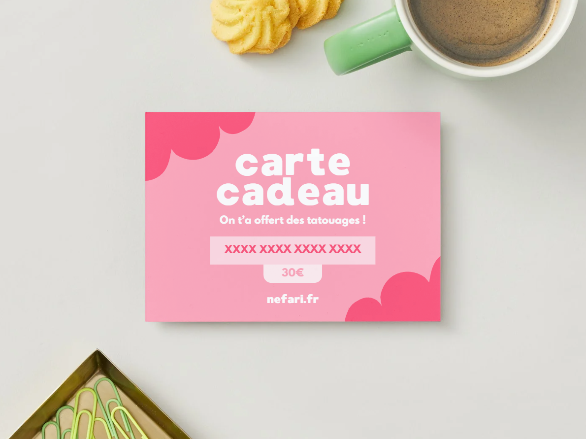 Carte Cadeau Nefari