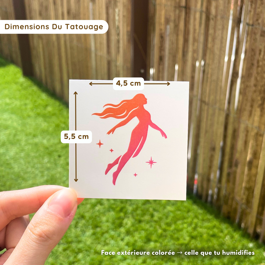 Fille des Étoiles - Tatouage Éphémère