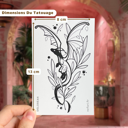 Dragon Mythique - Tatouage Éphémère