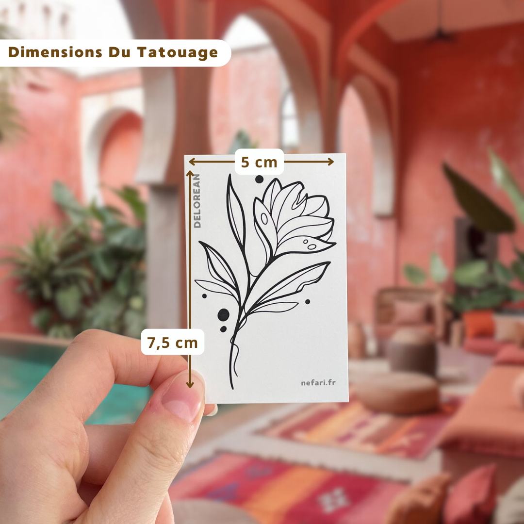 Pack Cadeau Delorean - 7 Tatouages Éphémères