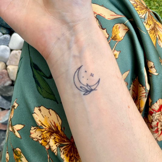 Minuit végétal - Tatouage Éphémère
