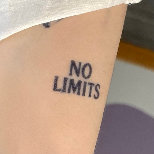 No Limits - Tatouage Éphémère