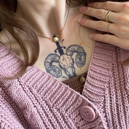Crâne Mystique - Tatouages Éphémères