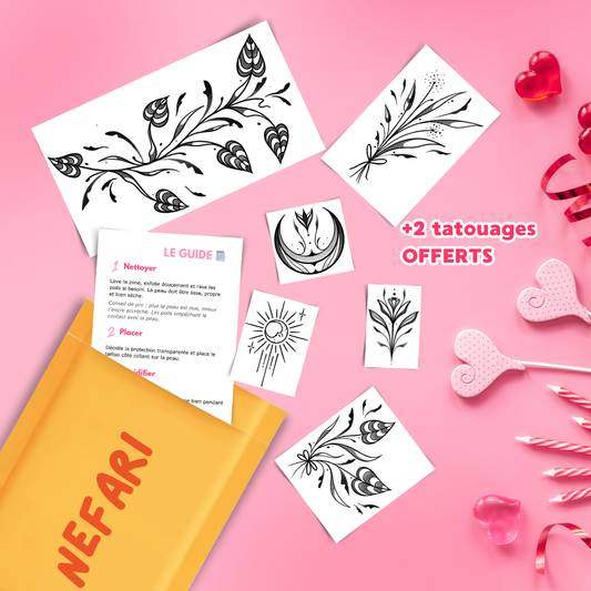 Pack Nefari - 6 Tatouages