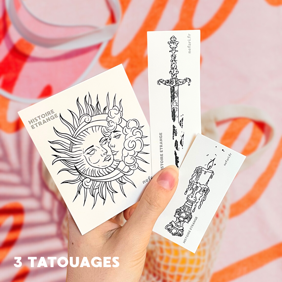 Pack Découverte - 3 Tatouages Éphémères
