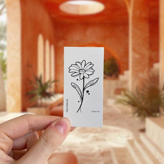 Marguerite - Tatouage Éphémère