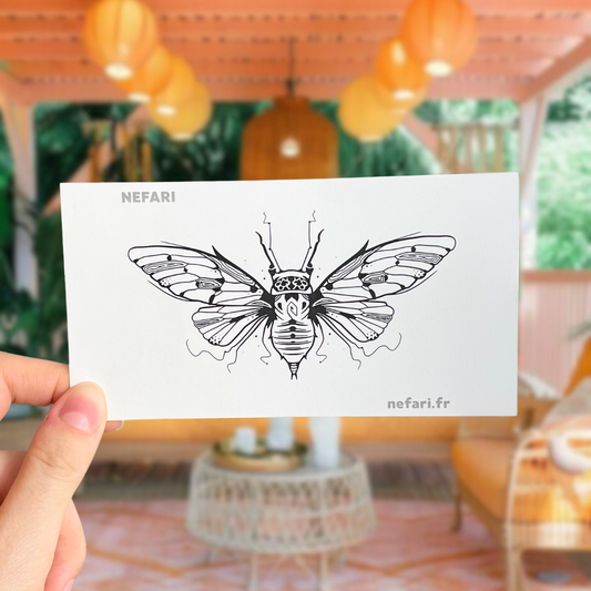 Papillon Mirage - Tatouage Éphémère