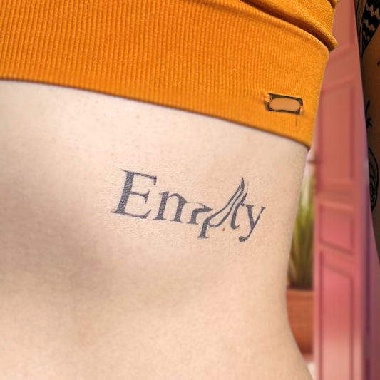 Empty - Tatouage Éphémère