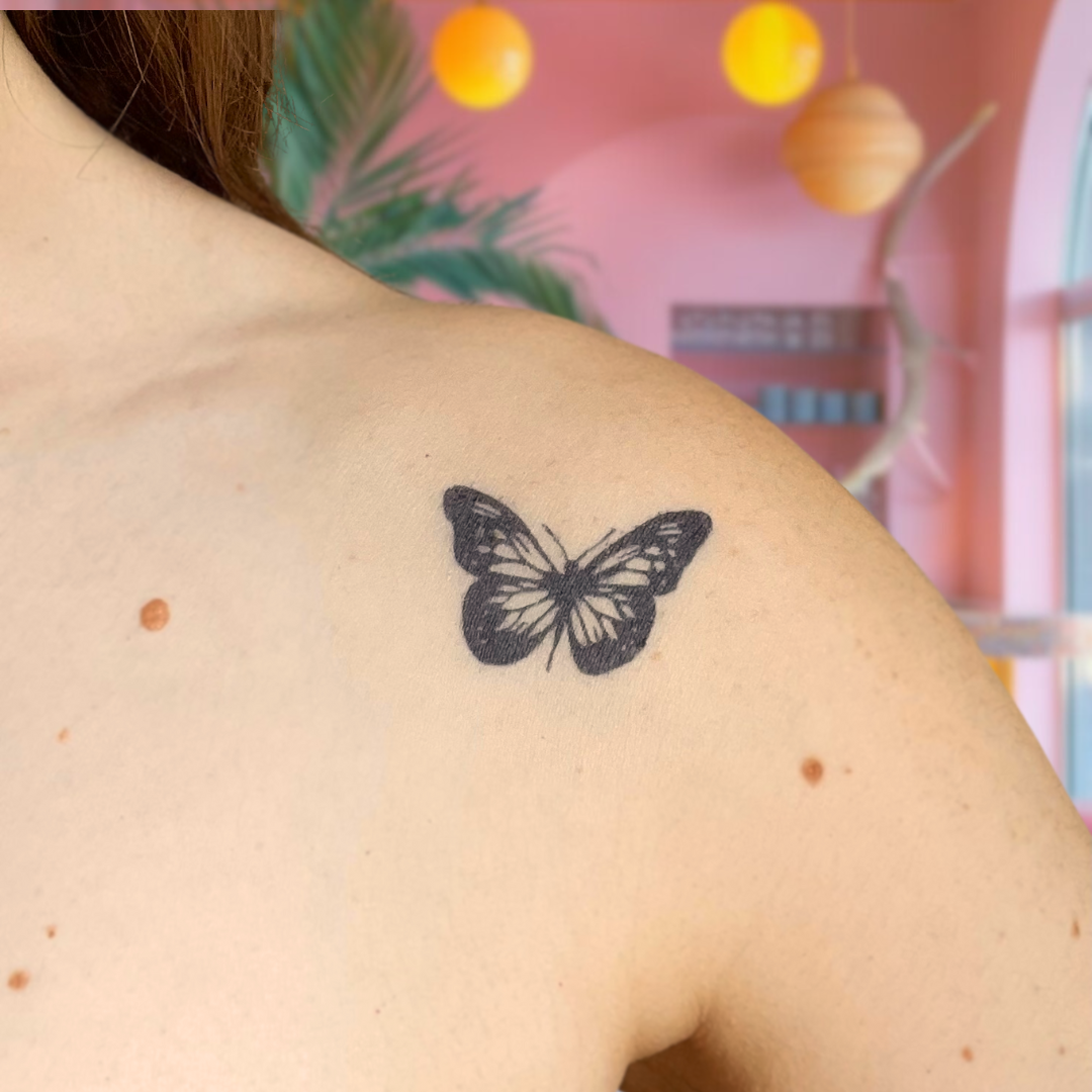 Papillon Extraordinaire - Tatouage Éphémère
