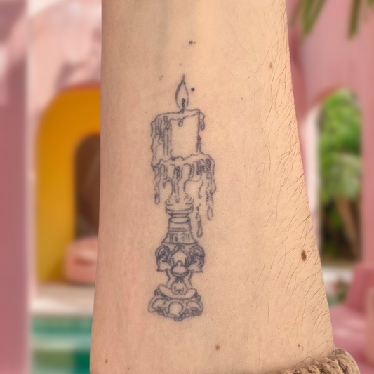 Bougie by Histoire Étrange - Tatouage éphémère