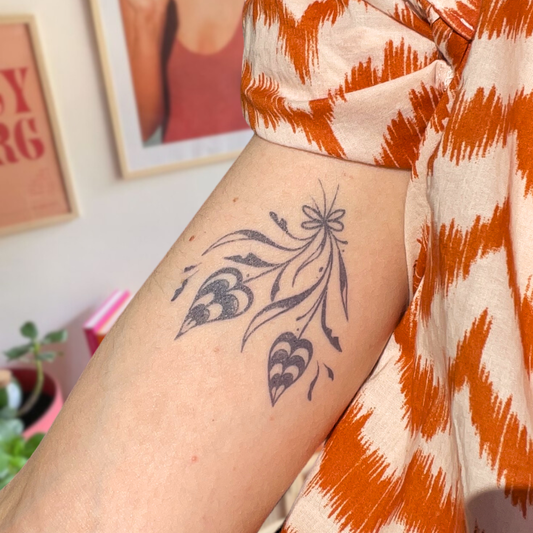 Bouquet Mystique - Tatouage Éphémère