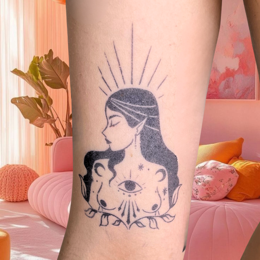 Déesse - Tatouage Éphémère