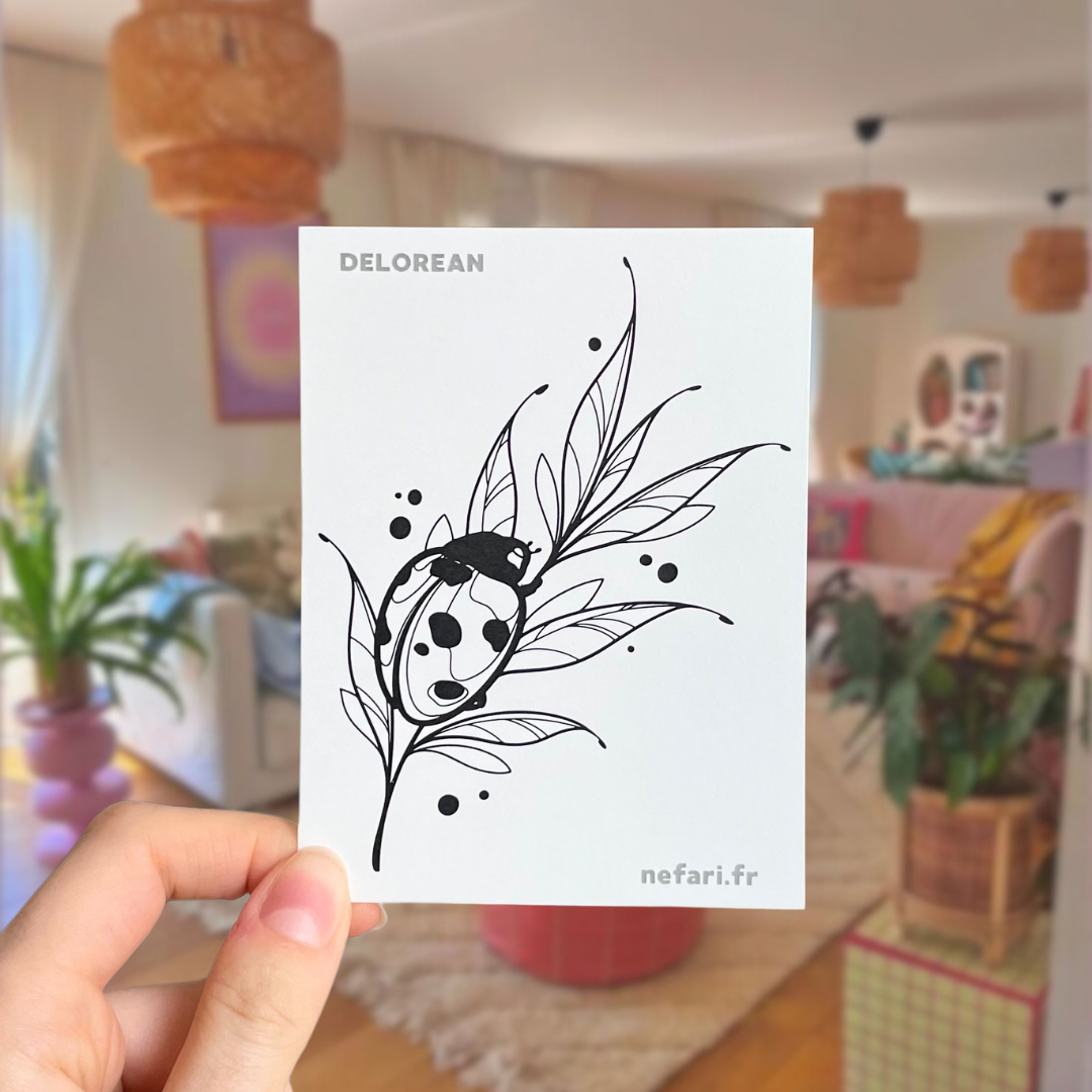 Lady Bloom - Tatouage Éphémère