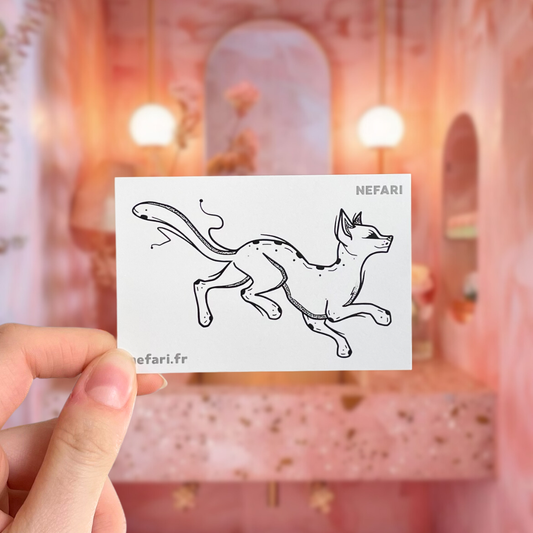 Chat Egyptien - Tatouage Éphémère