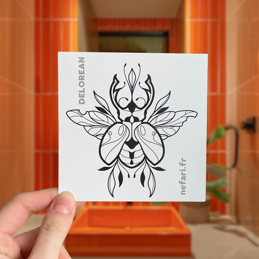 Scarabée Sacré - Tatouage Éphémère