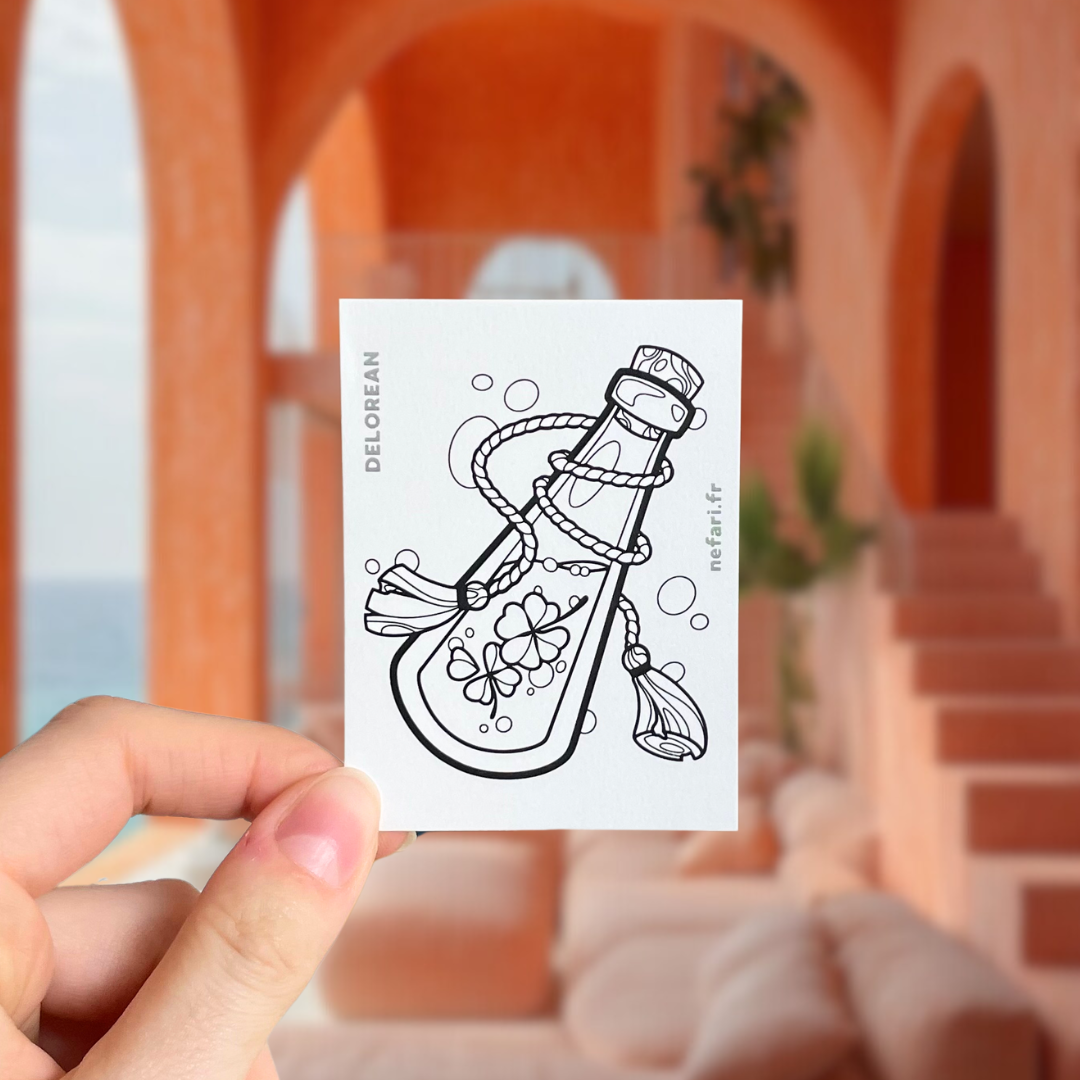 Potion Chance - Tatouage Éphémère