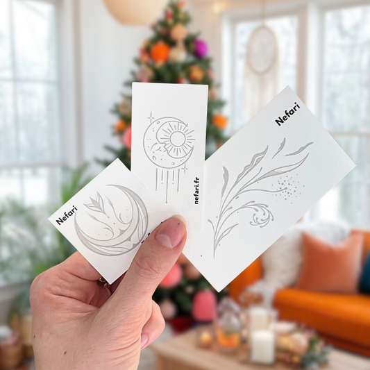 Pack Découverte Nefari - 3 Tatouages Éphémères