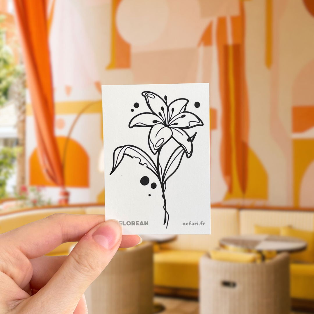 Lys de Lune - Tatouage Éphémère