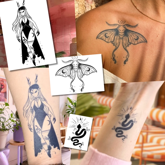 Pack Witchy - 3 tatouages
